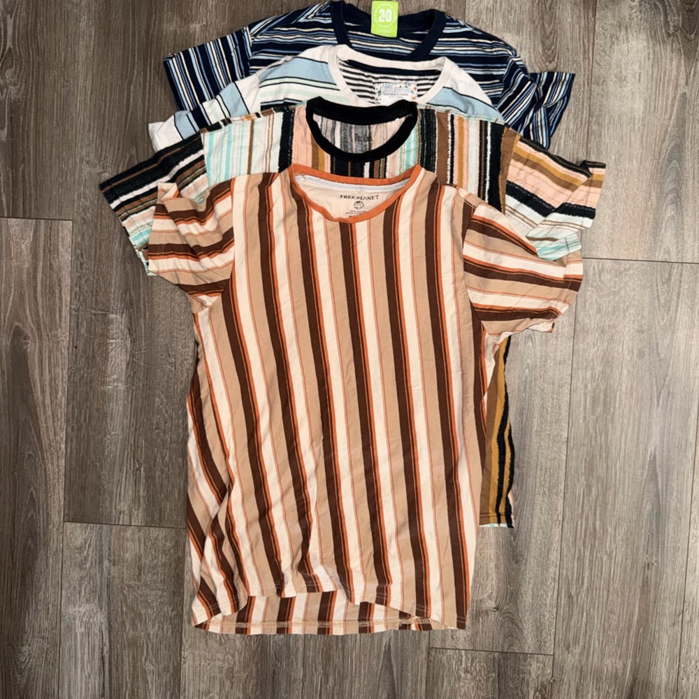 Striped Short Sleeve Tee Bundle
